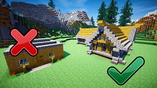 5 EASY TIPS TO BUILD BETTER IN MINECRAFT!