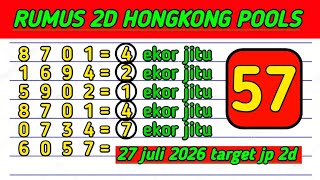 PREDIKSI HK POOLS HARI INI 27 JULI 2026 | BOCORAN HONGKONG MALAM INI | RUMUS KEPALA EKOR JITU