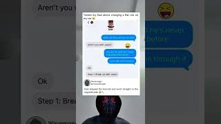 texred my dad about cha ging a flat tire