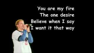 Backstreet Boysi Want It That Way  wmv