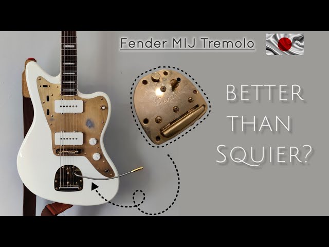 Squier Classic Vibe Jazzmaster Upgrade: Fender Made in Japan MIJ