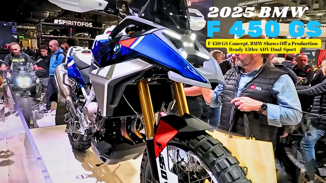F 450 GS Concept, BMW Shows Off a Production-Ready 450cc ADV Dual-Sport ...