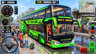 Coach Bus Simulator City Drive - Real Coach Master Bus Game - Android Gameplay screenshot 1