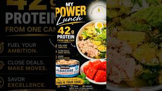Power lunch loaded with 42g protein 💪🏾🥗 Clean fuel for energy, recovery &amp; BodyMindSoul 🔥#foodie