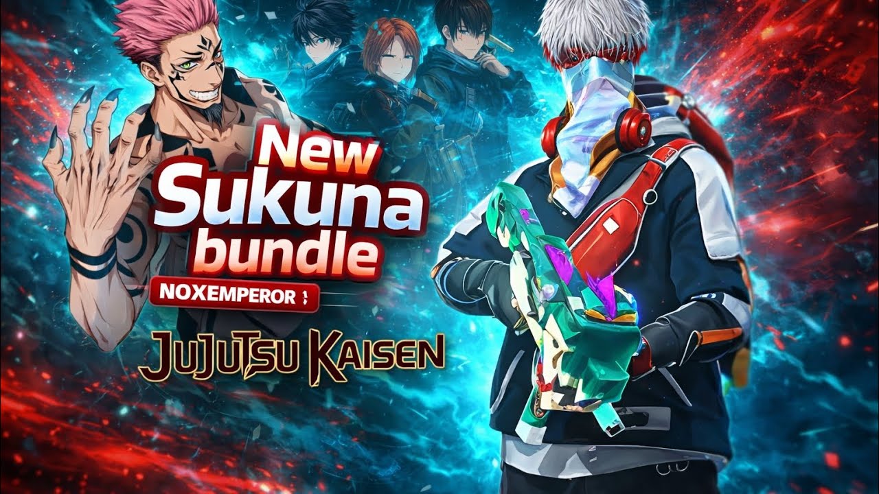 Finally New Sukuna 😈Bundle in Free Fire! Full Details + Animation | Free Fire New Event 🥵