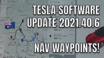 TESLA SOFTWARE UPDATE 2021.40.6 | Tesla Waypoints Navigation Update