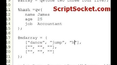 Perl Tutorial 101 - Data::Dumper - Print Data Structures
