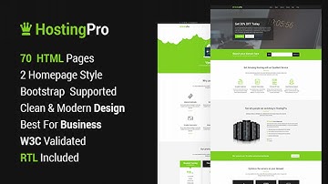 Servehost - Hosting Business Website HTML5 Template | Themeforest Website Templates and Themes