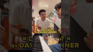 Video thumbnail of "This guy asked me to play « Daylight » he was SHOCKED 😱"