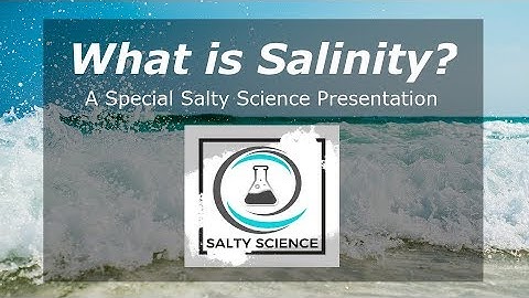 What is Salinity? | Salty Science & the Salt-Tea Café
