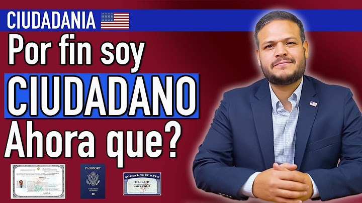 POR FIN SOY CIUDADANO AHORA QUE SIGUE