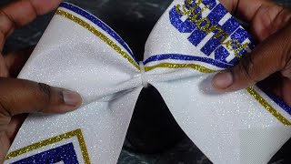GLITTER HTV CHEER BOW | WATCH ME WORK | Ultimate Bow Studio