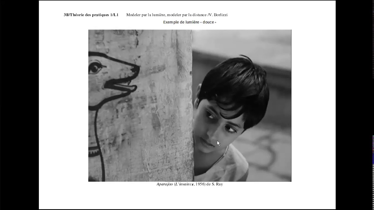 Cours Modeler la mise en scène: l'éclairage dans le tournage.