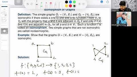 Discrete Mathematics | Lec-33 | Graph Representation: Adjacency Matrix | Isomorphism of graphs
