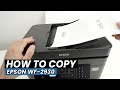 Epson WF-2930 : How to Make a Copy