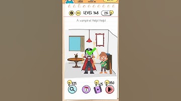 A vampire🧛‍♂️ Help! Help! Brain Test Level 148 #braintest #braintestlevel148 #braintesttrickypuzzles