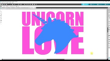 Silhouette Studio - Knockout Design with an Outline.