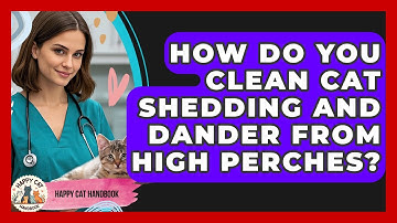 How Do You Clean Cat Shedding And Dander From High Perches? - Happy Cat Handbook