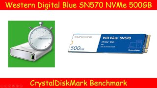 Western Digital Blue SN570 500GB NVMe SSD CrystalDiskMark Benchmark