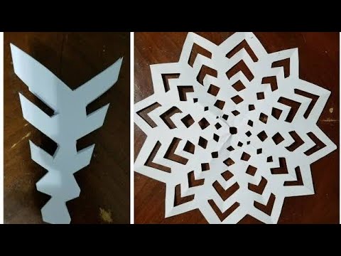 How To Make Snowflake With Paper || DIY|| - YouTube