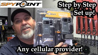 How to set up your SPYPOINT cellular cameras. Step by step instructions and set up with app.