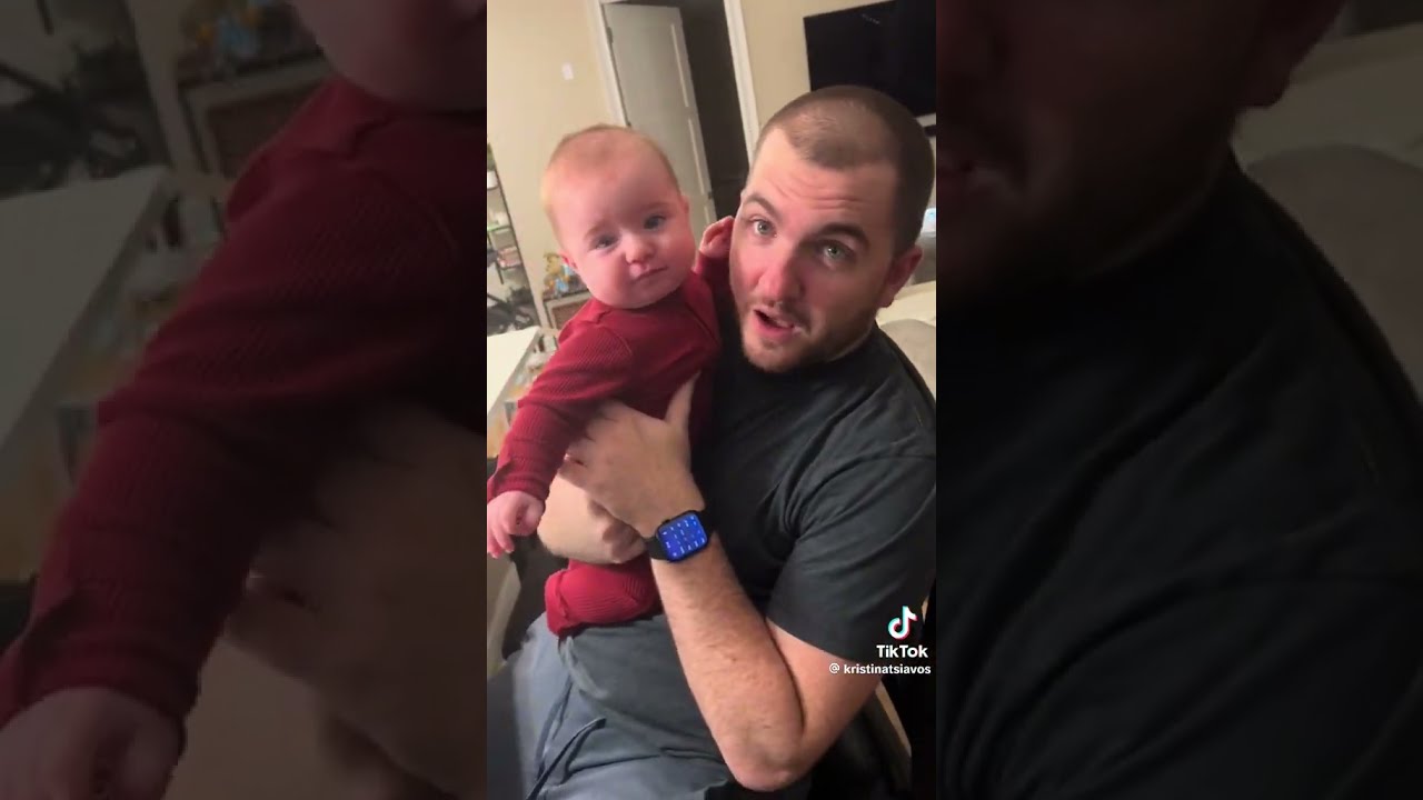 Angry Baby Bites Dad