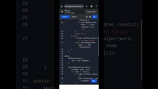 C++ WordDictionary Implementation | Trie Data Structure with Wildcard Search (Add & Search Words)