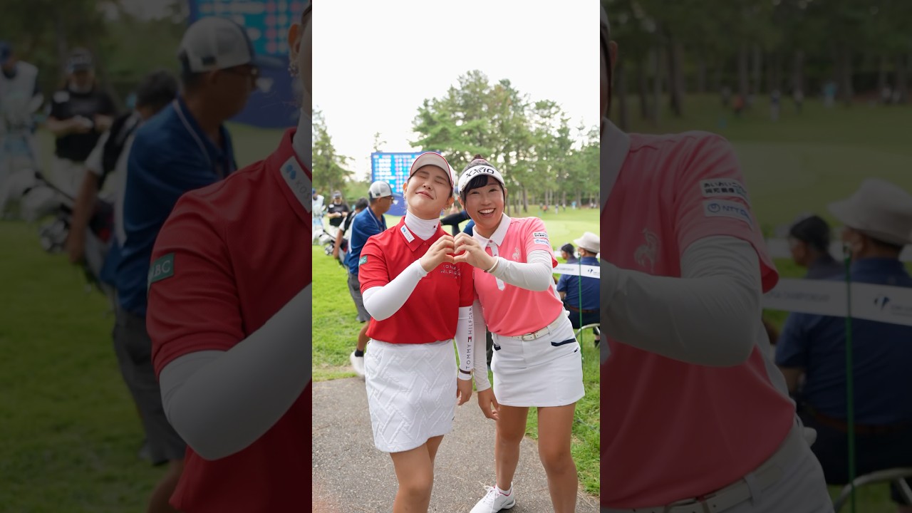【戦いを終えて】ホールアウト後の表情を切り取りました🎥 | ソニー 日本女子プロゴルフ選手権大会 - Round2