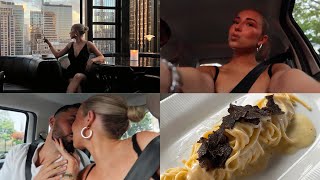 VLOG | Early Valentine&#39;s Dinner, GRWM, Night Out | MADISON WOOLLEY