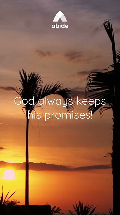 Tuhan Selalu Menepati Janji-Nya! @AbideMeditationApp