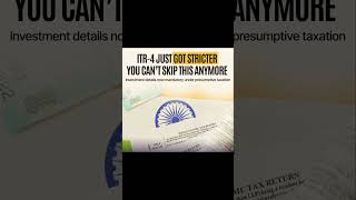 Filing ITR-4 in 2026?