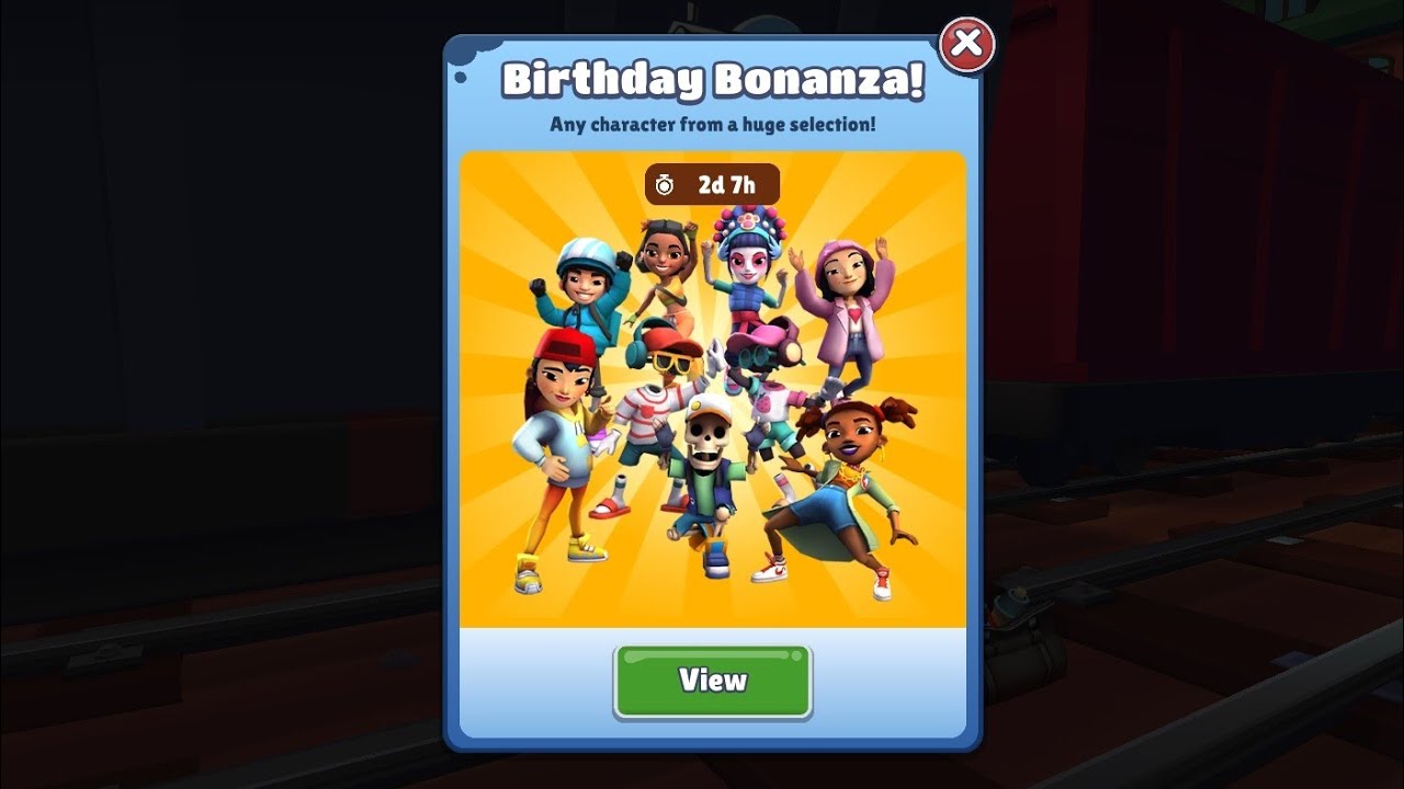 Subway Surfers - The final BIRTHDAY BONANZA of 2023, WEEKEND #3! 🎂🥳 Join  us in the game and see if you can complete your collection! 🔗+🎁=