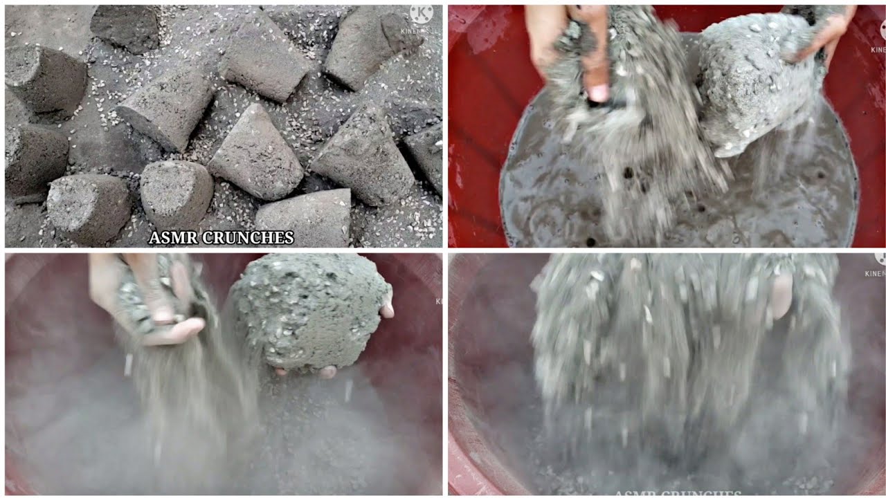 New Shape😍Stoney Sand Cement After so long🤤🤤Dustyy Dry//Water Crumbles💦