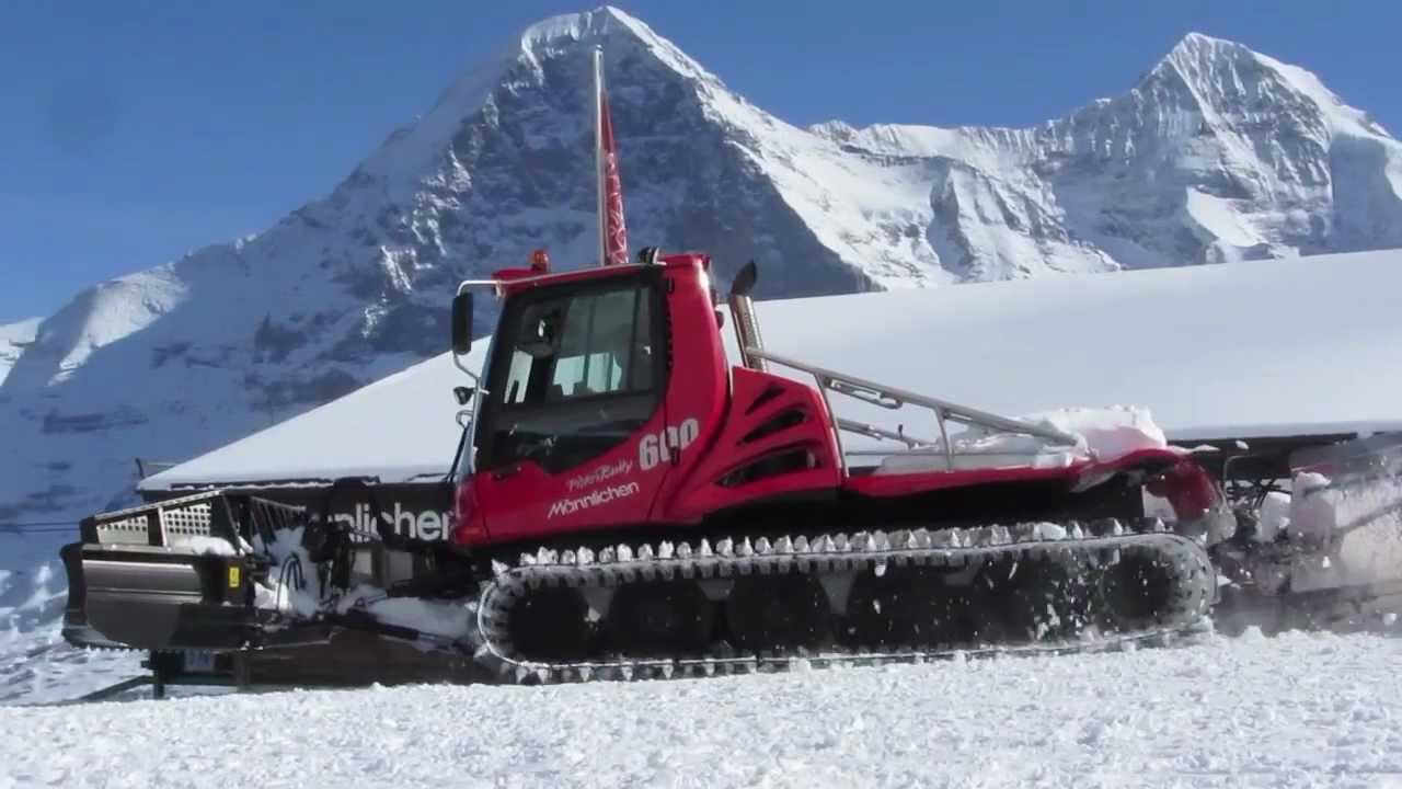 PistenBully 300 & 600 (Polar) on Top of Europe - Jungfraubahnen