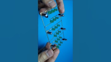 6 Channel Led Chaser Circuit #bc547project #diylrojects #ledchaser #chaser #youtubeshort #shorts