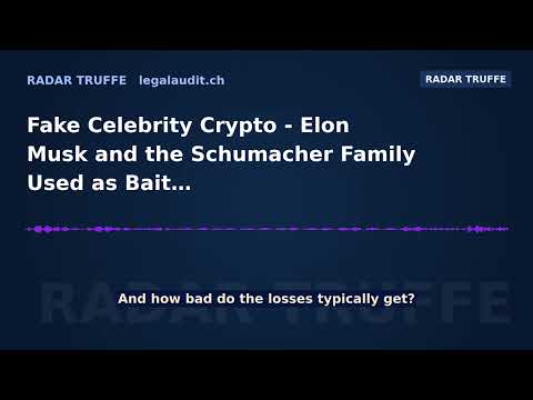 Fake Celebrity Crypto — Elon Musk and the Schumacher Family Used as Bait