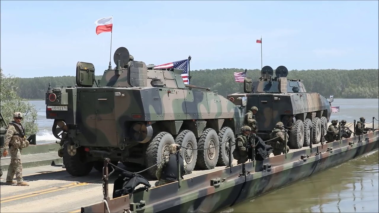 Wet-Gap Crossing Exercise on the Danube River - Saber Guardian 23
