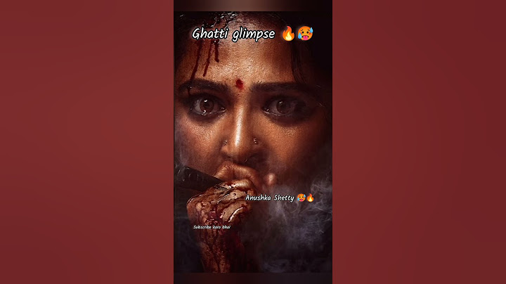 #ghaati glimpse అరాచకం గా ఉంది భయ్యా 💥🔥🥵 #anushkashetty queen  #tranding #viralvideo #youtubeshorts