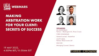 The Legal 500: Making arbitration work for your client: secrets of success at three key stages