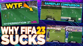 FIFA 23™ vs FIFA 22™ Gameplay Comparison \& Reaction - Why FIFA 23 SUCKS!