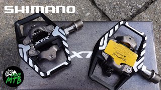 Shimano XTR Trail M9120 Pedals - Quick Check vs XTR Race M9000 - Cleat, SPD