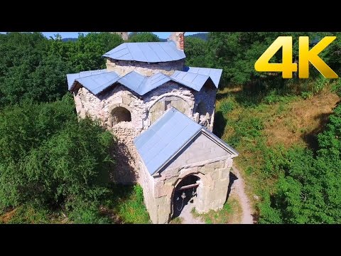 Bochorma Fortress / ბოჭორმის ციხე / Крепостъ Бочорма / - 4K aerial video footage   DJI Inspire 1