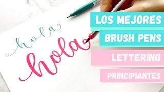 Los Mejores brush pens para principiantes Lettering