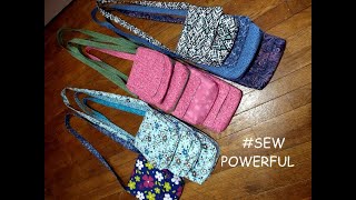 Sew Powerful Crossbody Purse Tutorial for Beginners  - SewPowerful.ORG