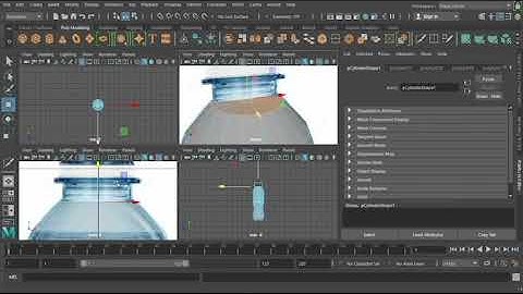 Water Bottle Modeling Tutorial Autodesk Maya
