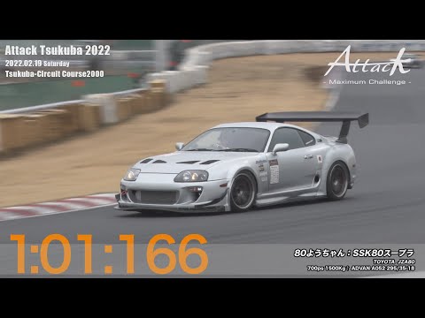 Attack Tsukuba 2022-「80ようちゃん//SSK80スープラ」JZA80