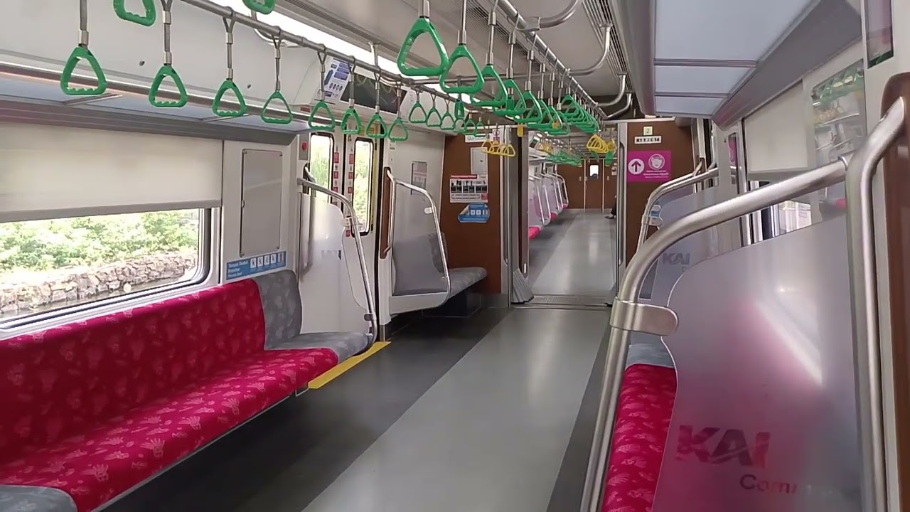 KERETA KRL CRRC dari stasiun kampung Bandan dan stasiun akhir stasiun Bekasi via Manggarai 
