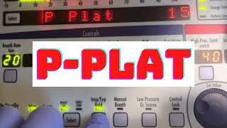 How to check Plateau Pressure P-Plat on LTV-1200 Ventilator?