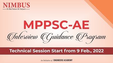 MPPSC AE Interview Guidance Program |Mock Interview |Technical Session |Online Interview Preparation