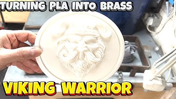 Petrobond Sand Casting A Viking Warrior into Aluminium Bronze - Molten Metal - Ingot - Let